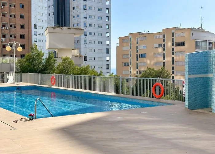 Balcon Al Mediterraneo Y Skyline De شقة بينايدورم